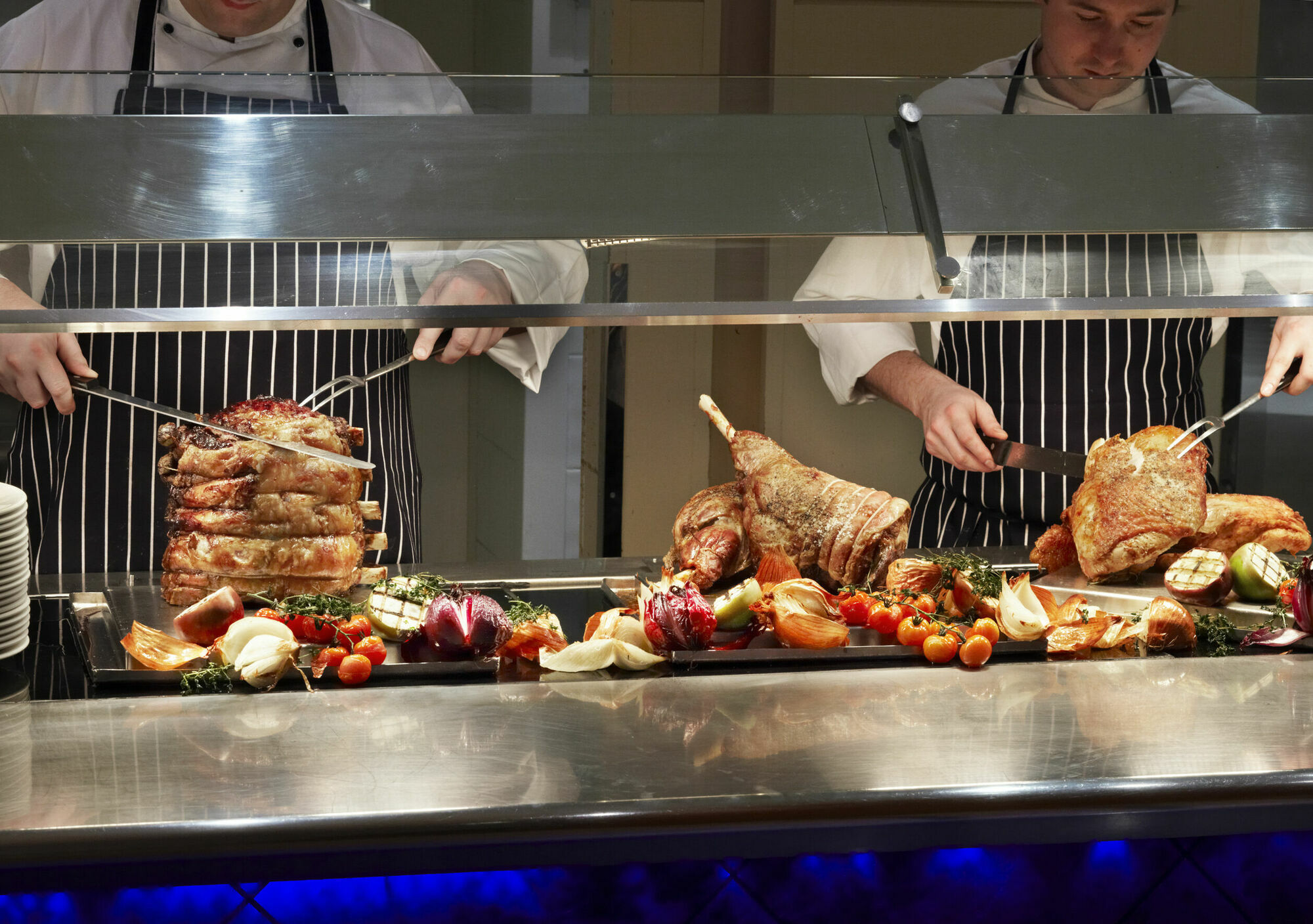 Strand Palace London Exterior photo Chef preparing a buffet
